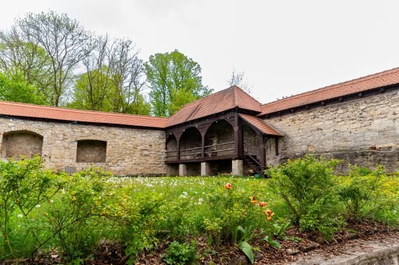 Terrasse im Burghof